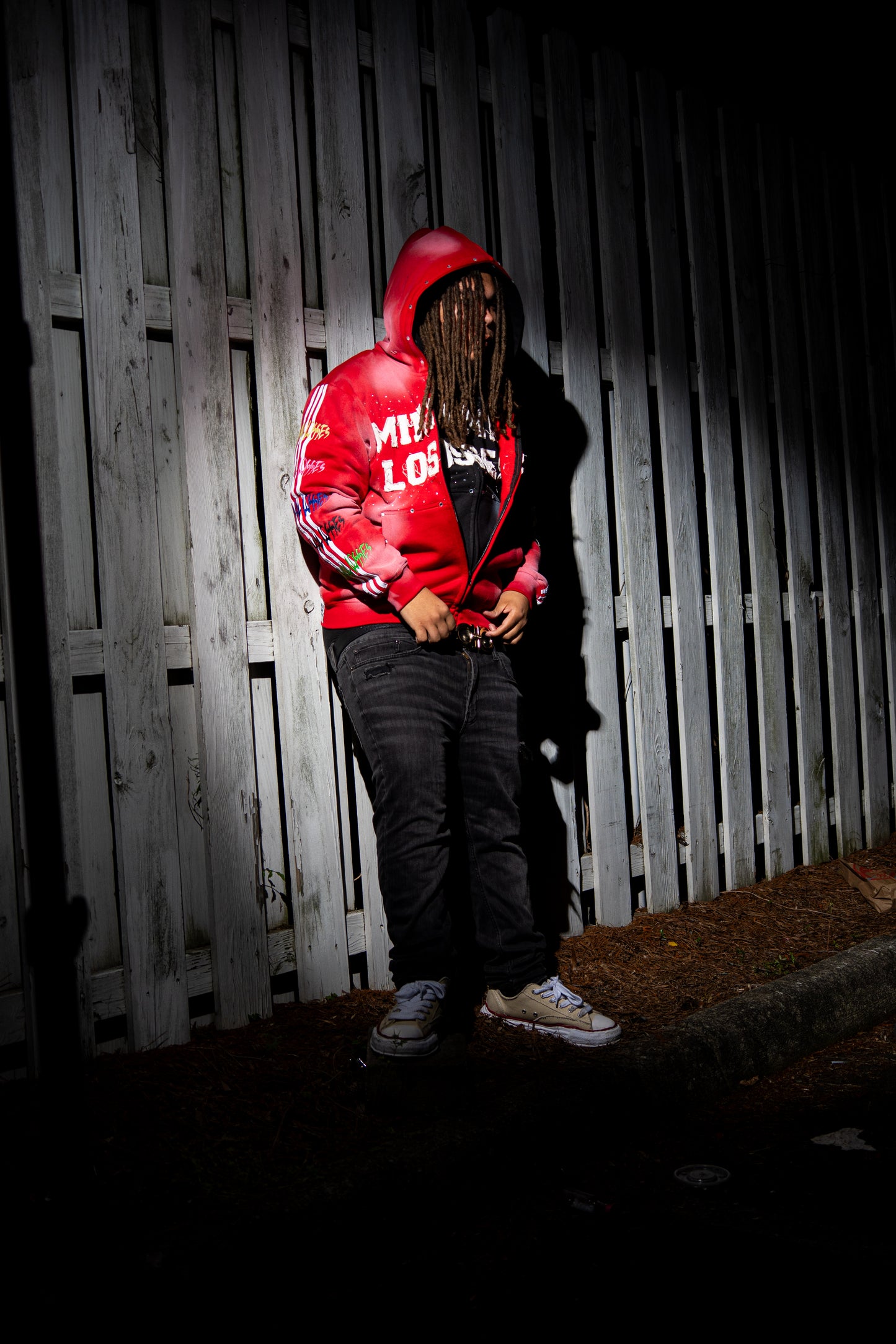 RED I HATE LOSING ZIP-UP