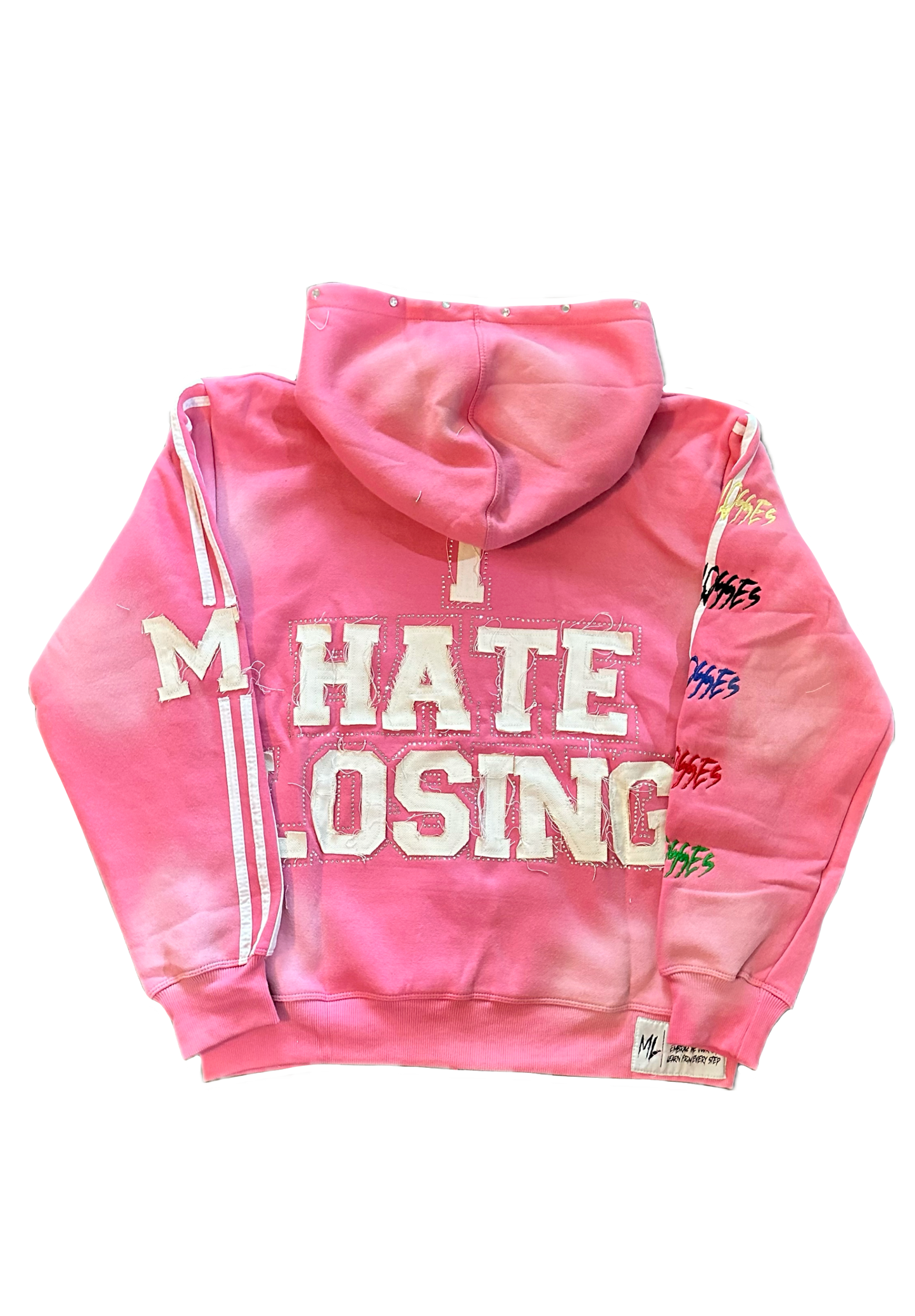 PINK I HATE LOSING ZIP-UP
