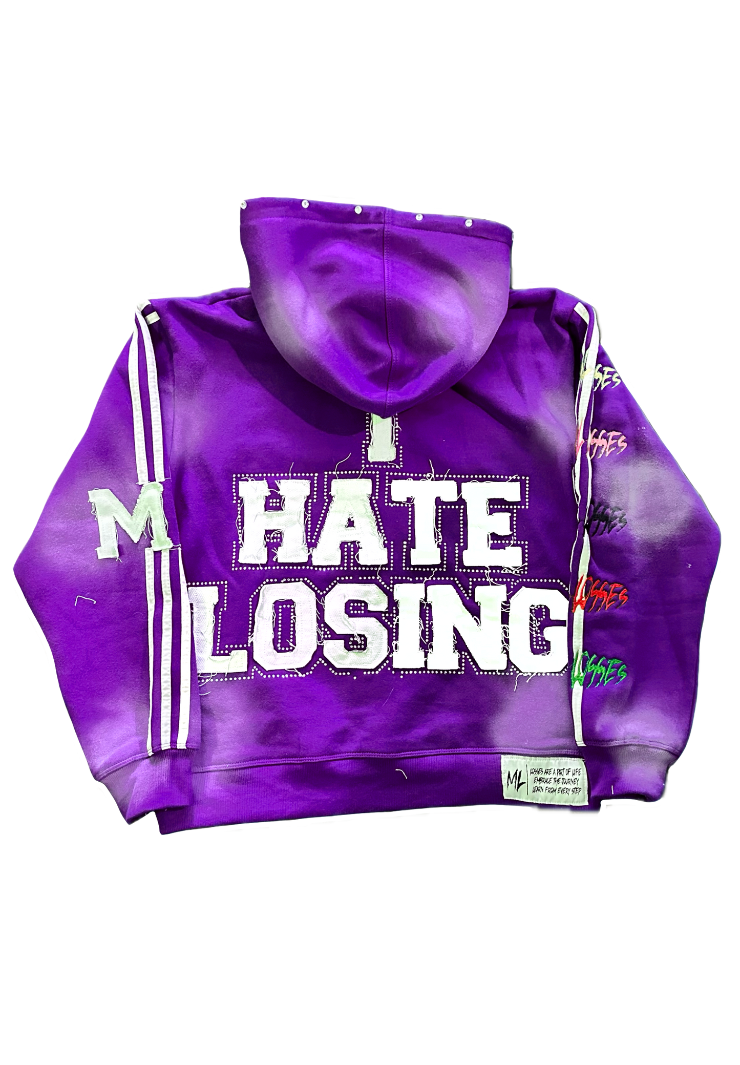 PURPLE I HATE LOSING ZIP-UP