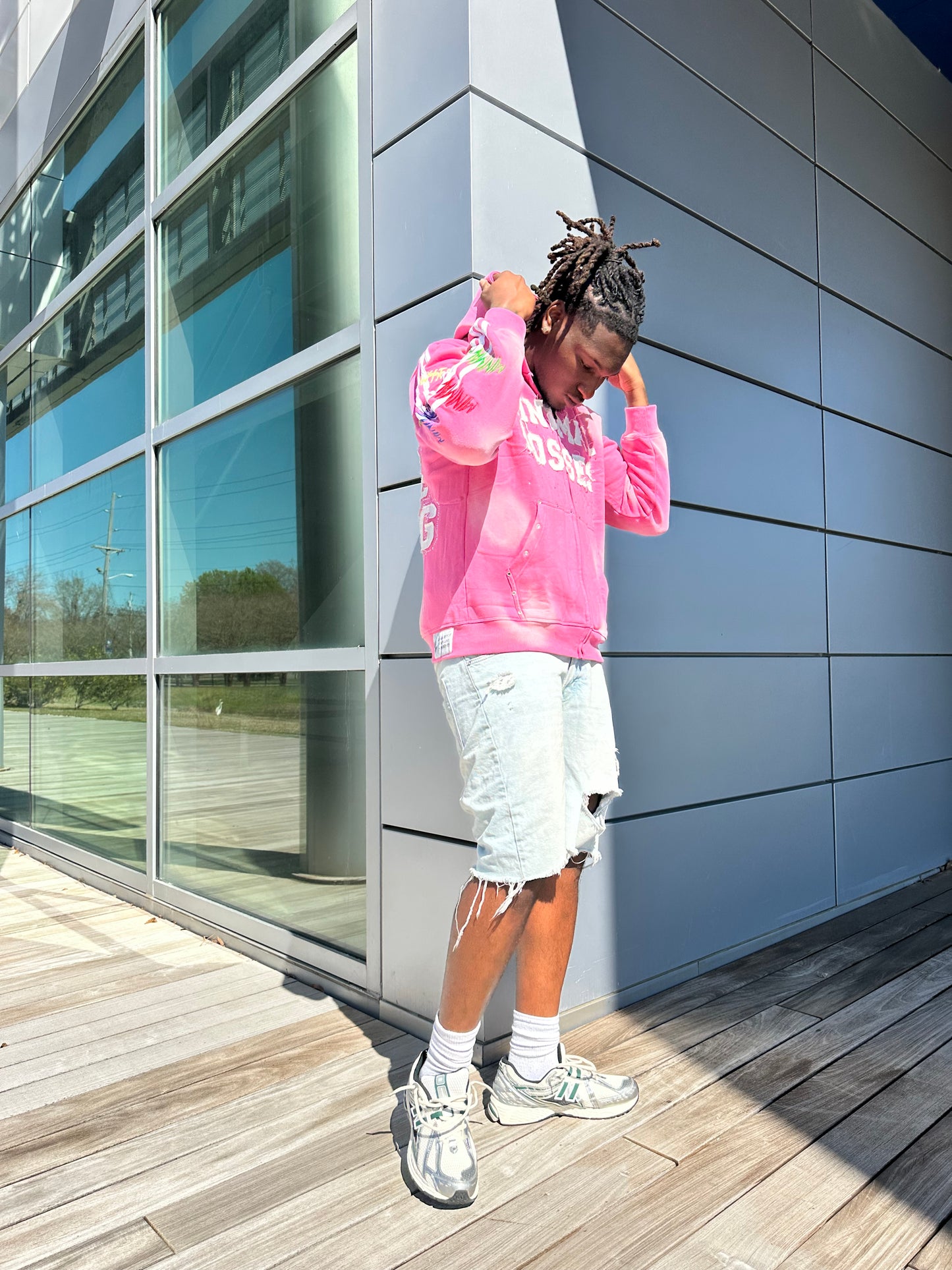 PINK I HATE LOSING ZIP-UP