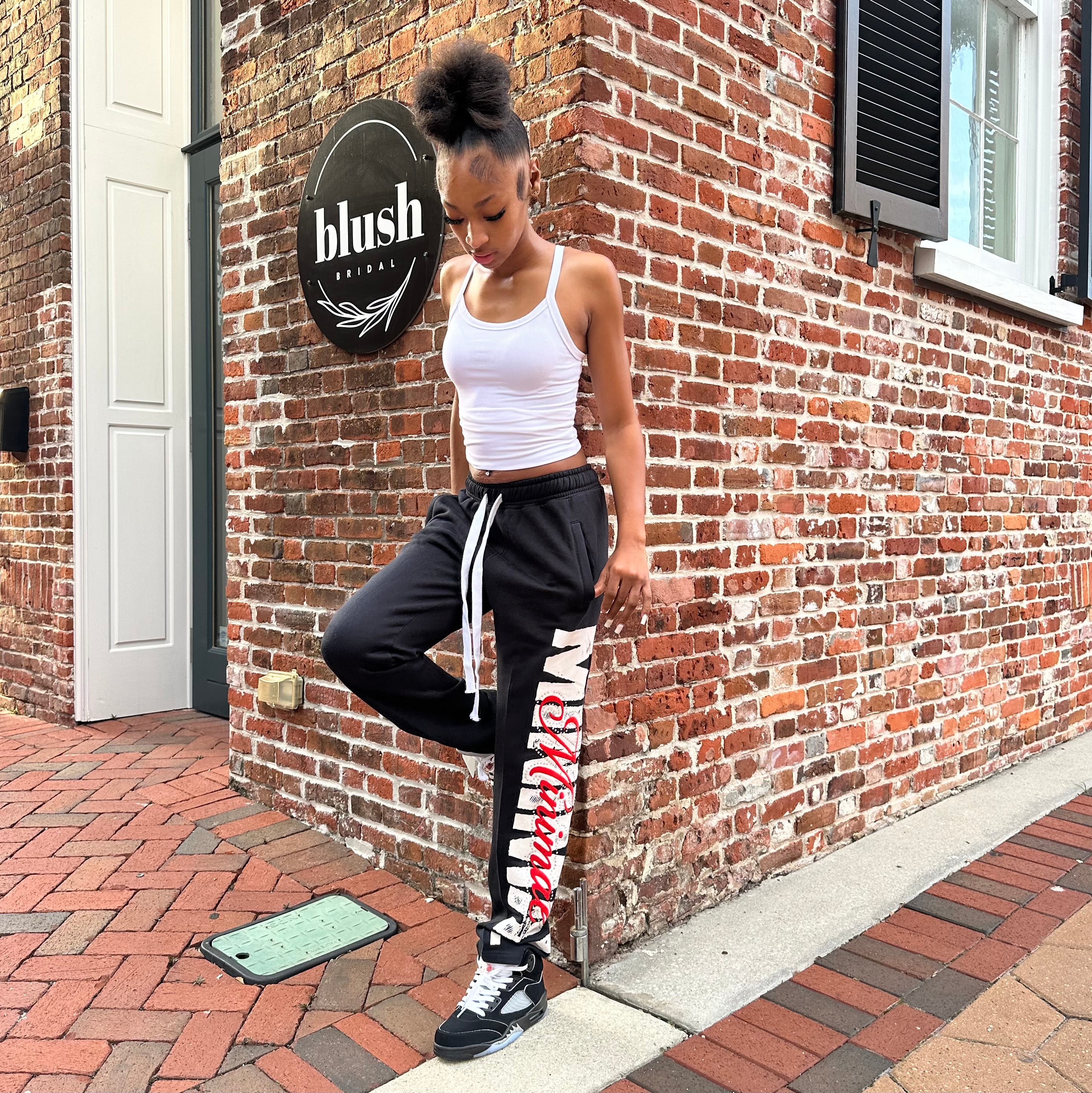 Rhinestone Sweatpants