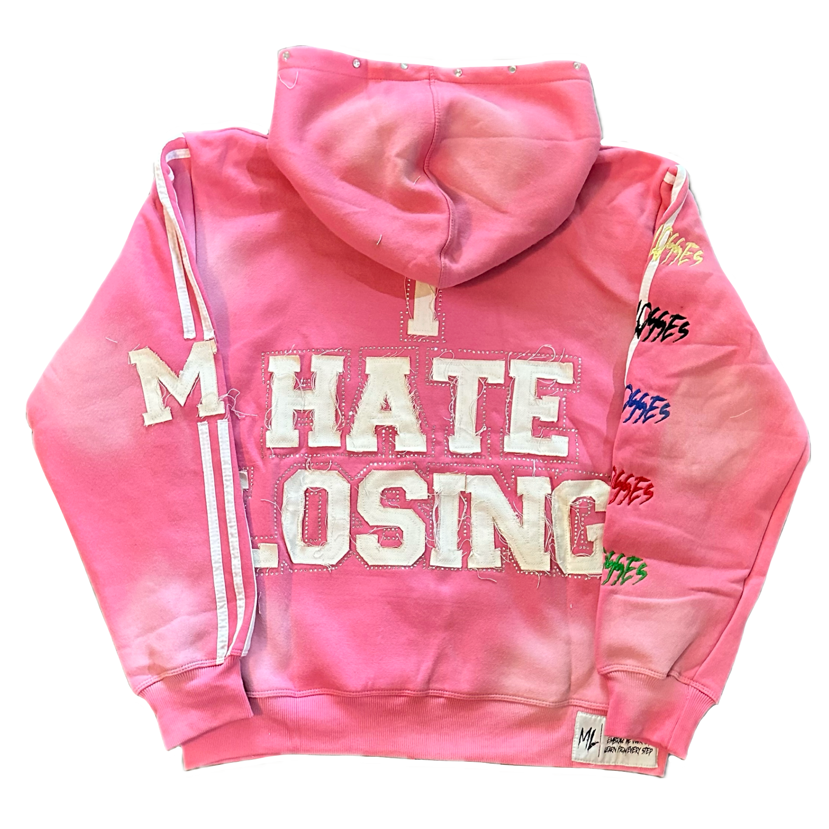 PINK I HATE LOSING ZIP-UP