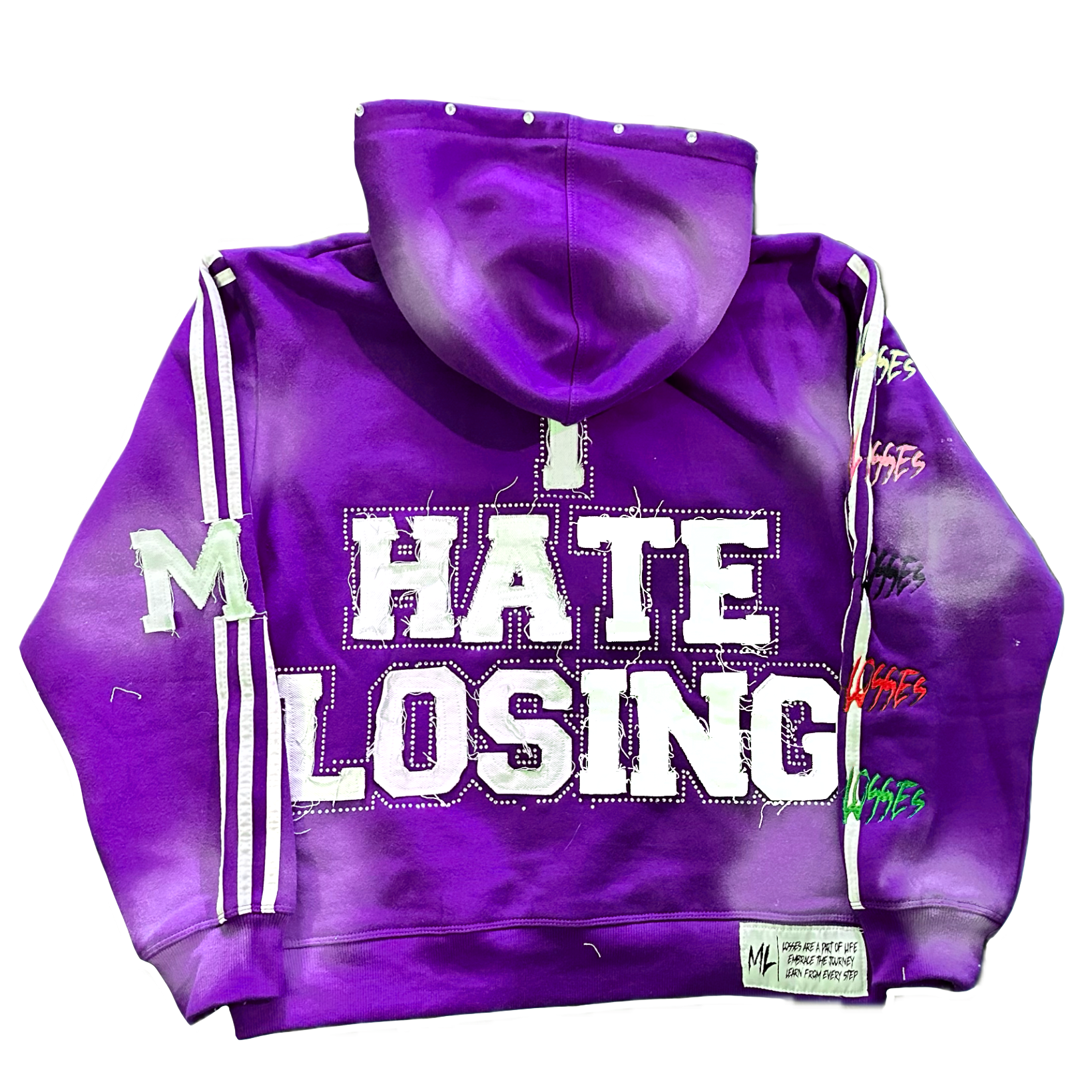 PURPLE I HATE LOSING ZIP-UP