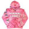 PINK I HATE LOSING ZIP-UP