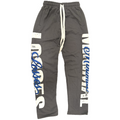BLUE RHINESTONE SWEATPANTS