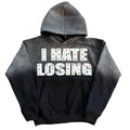 “I Hate Losing” Acid Wash Hoodie